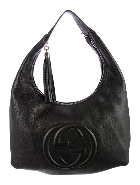 gucci leather hobo bag small|authentic gucci hobo bag.